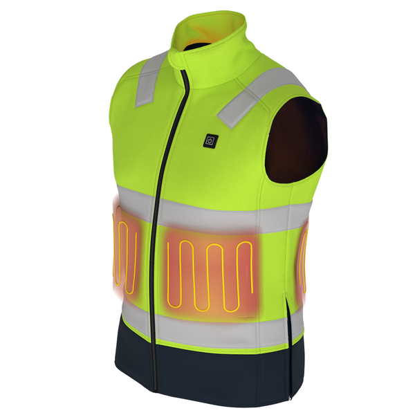 Jackoli™ High-Viz Heated Vest – Vest Only (No Battery or Charger)
