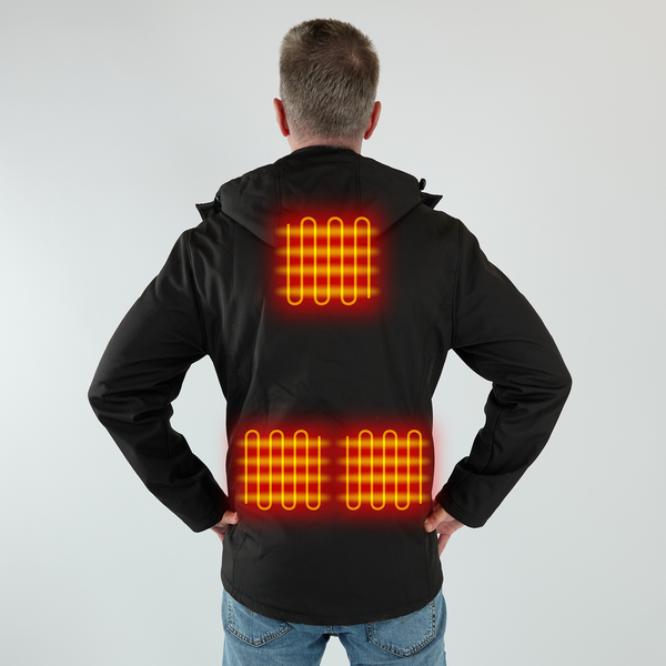 Jackoli™ Heated Jacket with 10k Battery | Black | Unisex