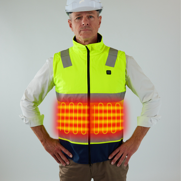 Jackoli™ High-Viz Heated Vest – Vest Only (No Battery or Charger)