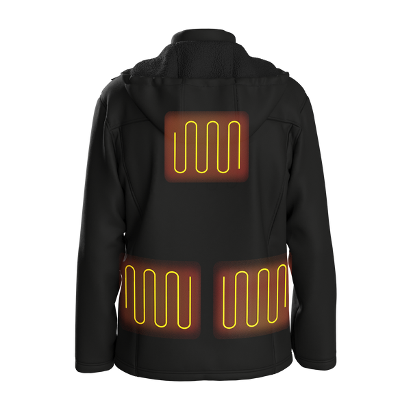 Jackoli™ Heated Jacket | Black | Unisex | No Battery or Charger