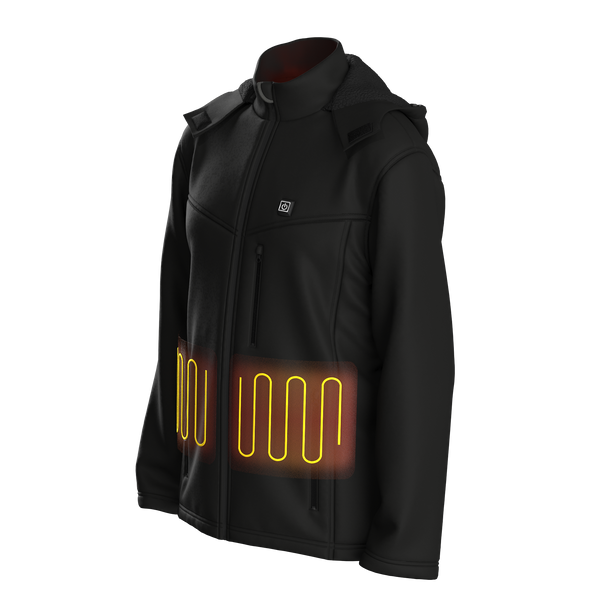 Jackoli™ Heated Jacket | Black | Unisex | No Battery or Charger