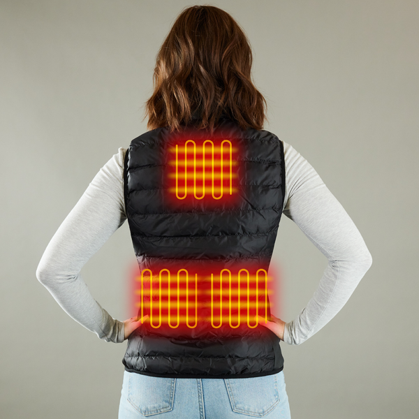 Jackoli™ Ladies Heated Vest with 10k battery + charger