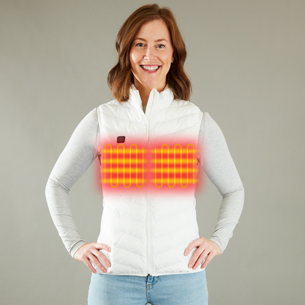 Jackoli™ Ladies Heated Vest with 10k battery + charger