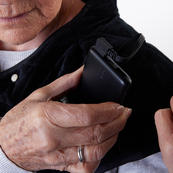 Jackoli Heated Shoulder + Neck Wrap with 2x 5k Batteries