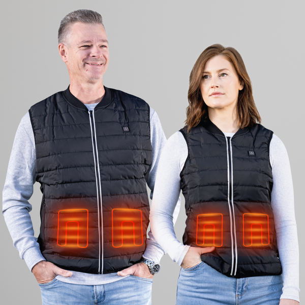 Jackoli Heated Vest including 10 000mAh Battery and Charger The Heated Vest Store