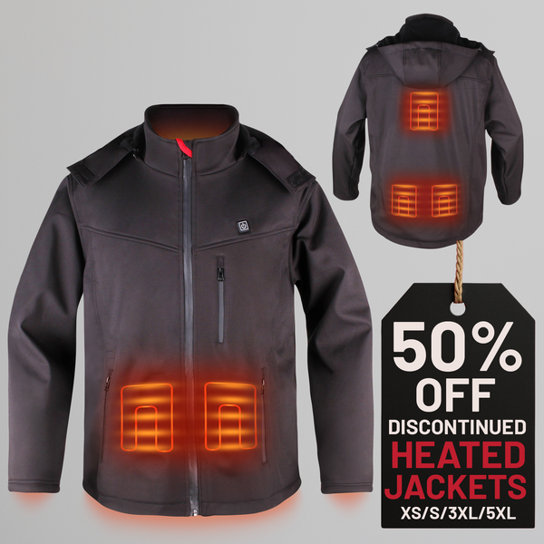 Jackoli™ Heated Jacket [Clearance XS / 2XL / 3XL] with 10K Battery